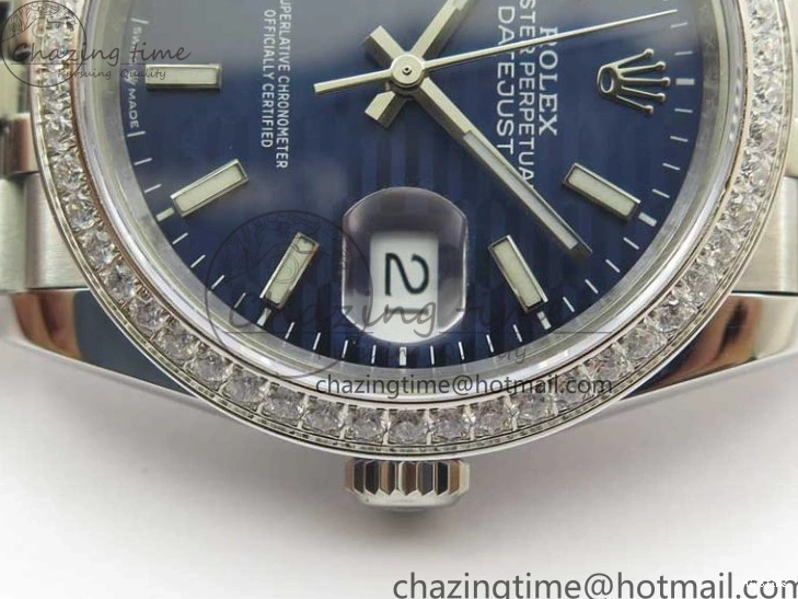MiroTime 1228 DateJust 36 SS 126284 BP Maker 1:1 Best Edition New Blue Dial on Jubilee Bracelet Neat 2523